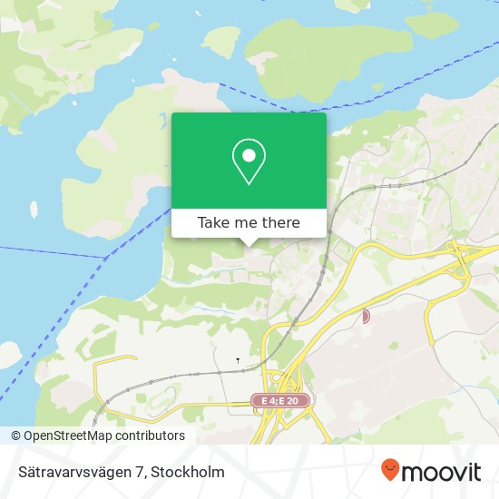 Sätravarvsvägen 7 map