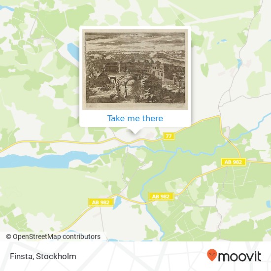 Finsta map