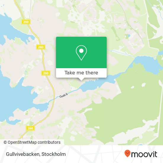 Gullvivebacken map