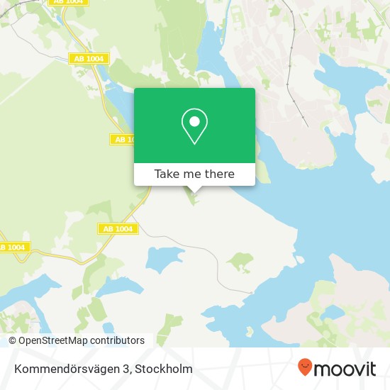 Kommendörsvägen 3 map