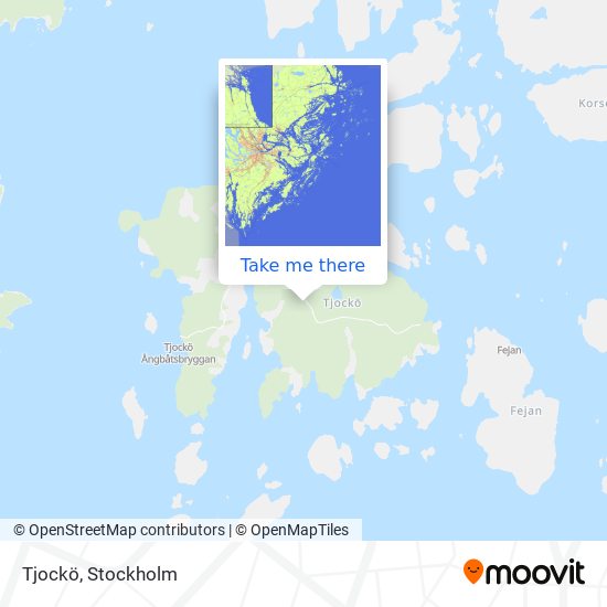 Tjockö map