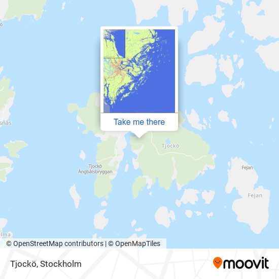 Tjockö map