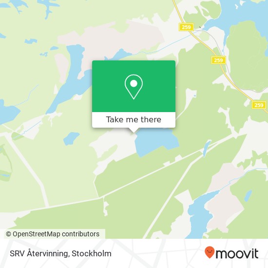 SRV Återvinning map