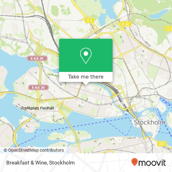 Breakfast & Wine map