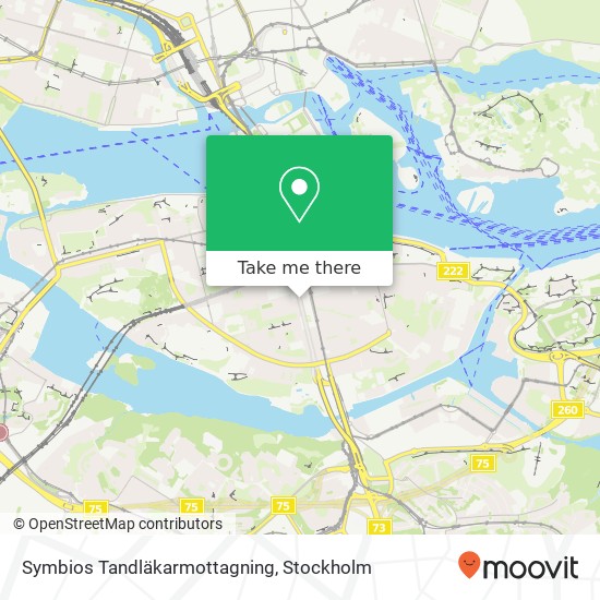 Symbios Tandläkarmottagning map