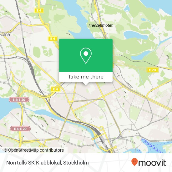 Norrtulls SK Klubblokal map