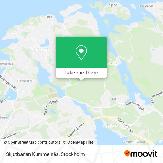 Skjutbanan Kummelnäs map