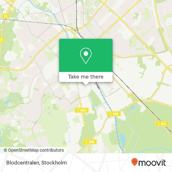 Blodcentralen map