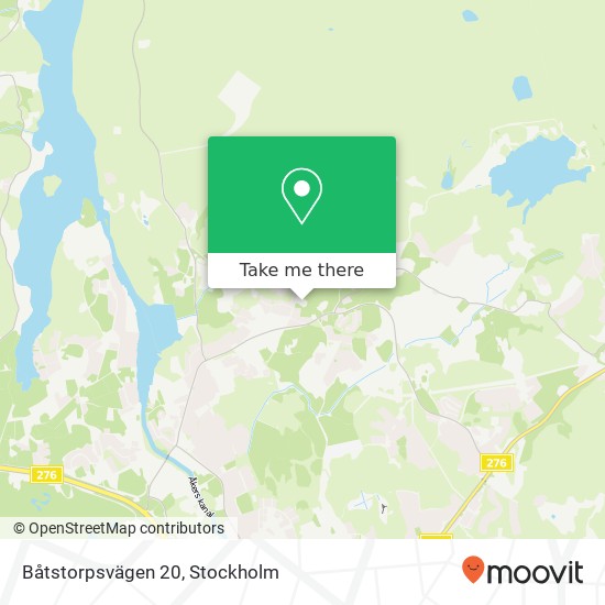 Båtstorpsvägen 20 map