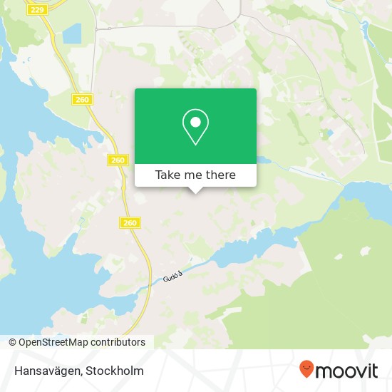 Hansavägen map