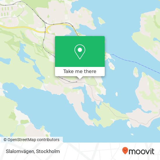 Slalomvägen map