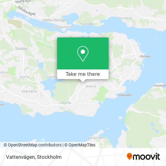 Vattenvägen map