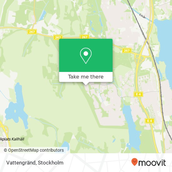 Vattengränd map