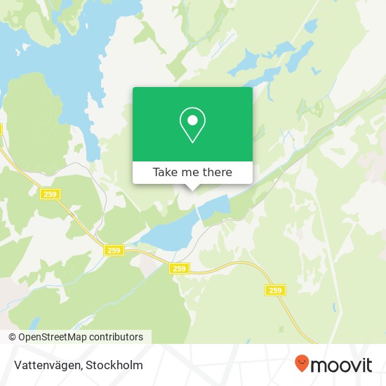 Vattenvägen map