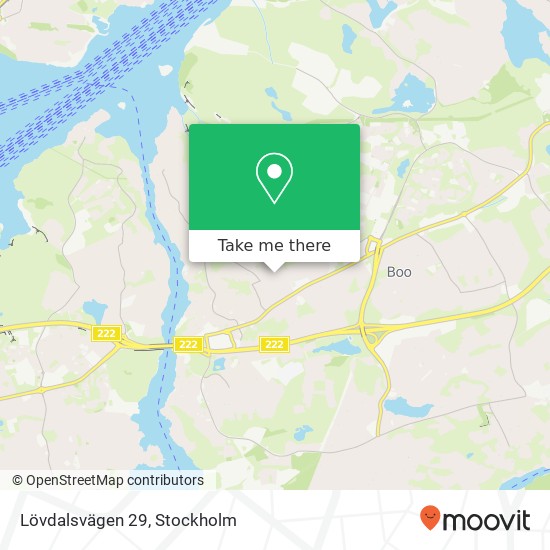Lövdalsvägen 29 map