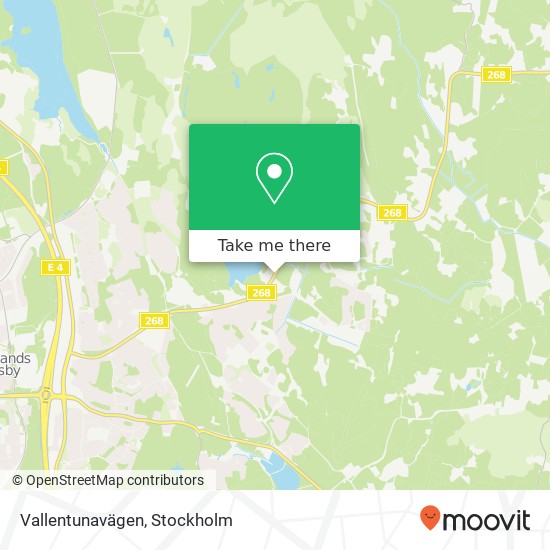 Vallentunavägen map