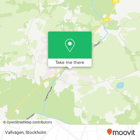 Vallvägen map