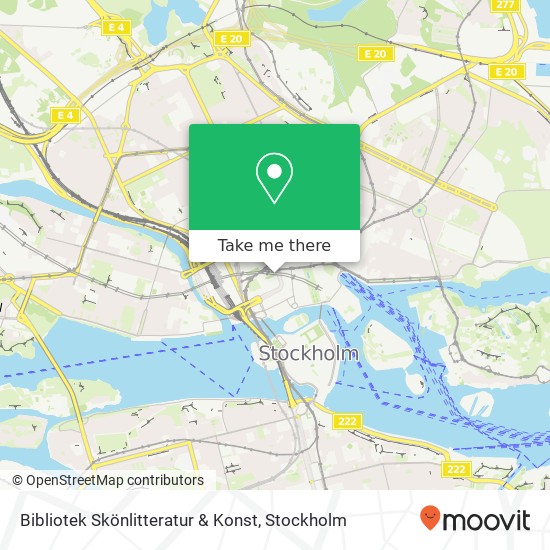 Bibliotek Skönlitteratur & Konst map