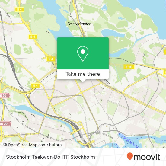 Stockholm Taekwon-Do ITF map