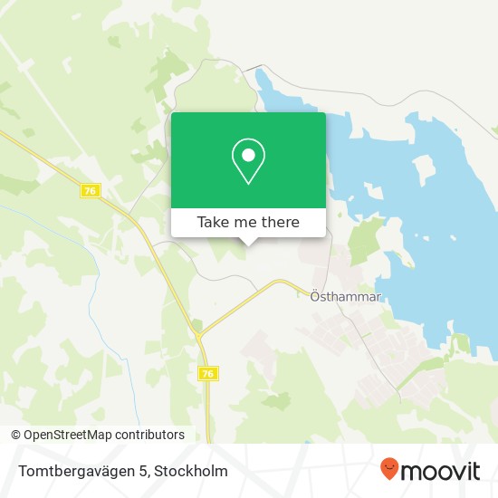 Tomtbergavägen 5 map