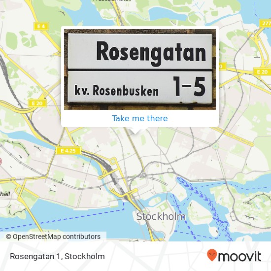 Rosengatan 1 map