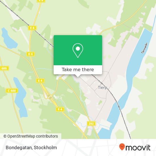 Bondegatan map