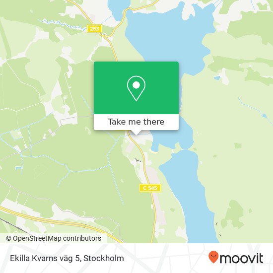 Ekilla Kvarns väg 5 map