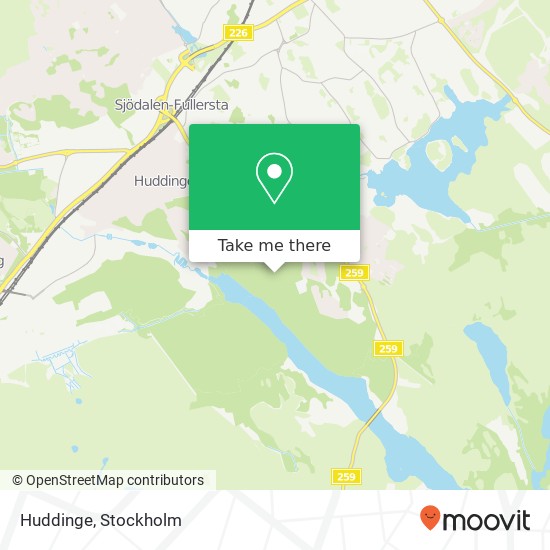 Huddinge map