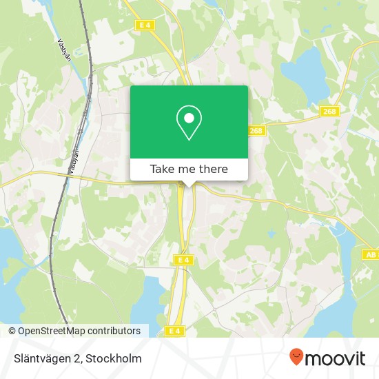 Släntvägen 2 map