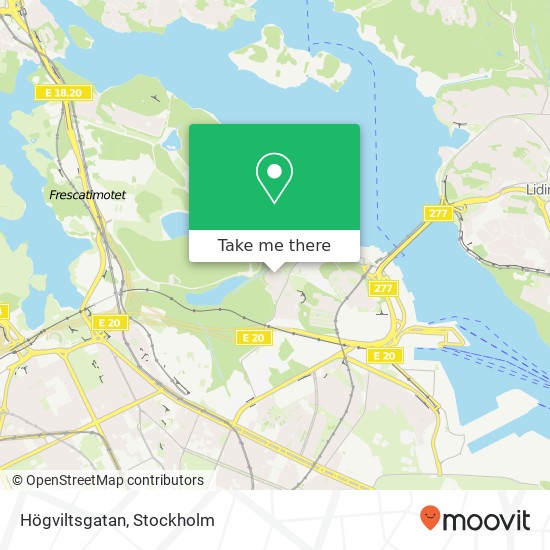 Högviltsgatan map