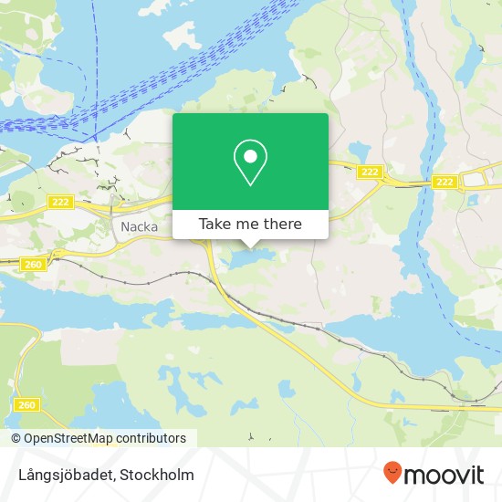 Långsjöbadet map