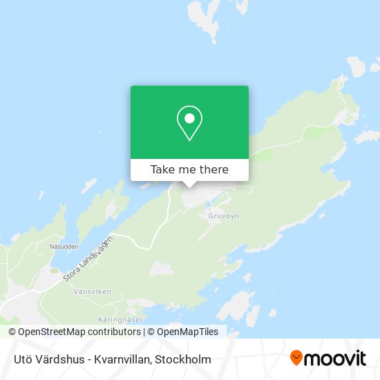 Utö Värdshus - Kvarnvillan map