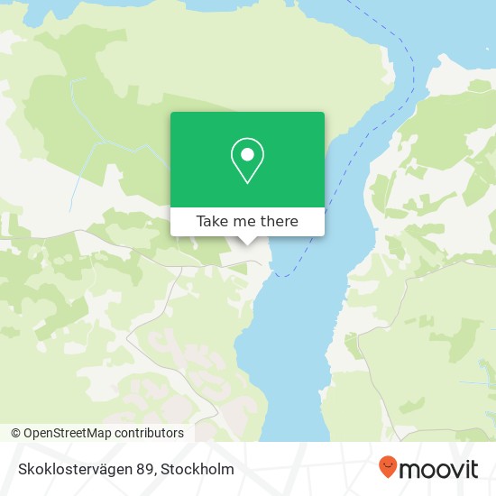 Skoklostervägen 89 map