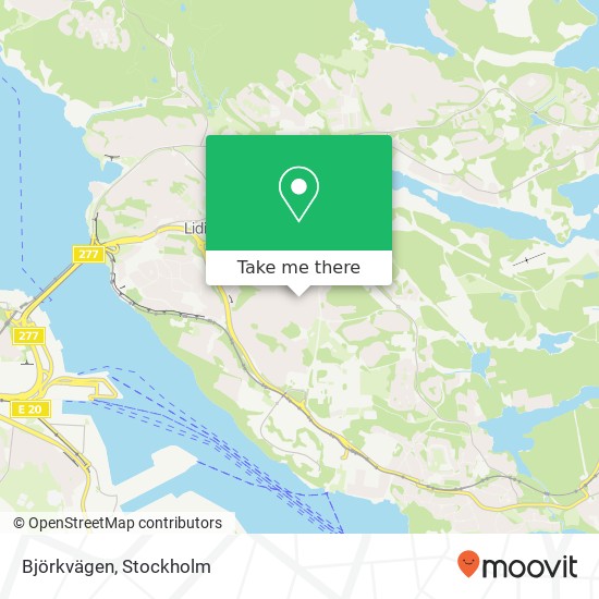 Björkvägen map