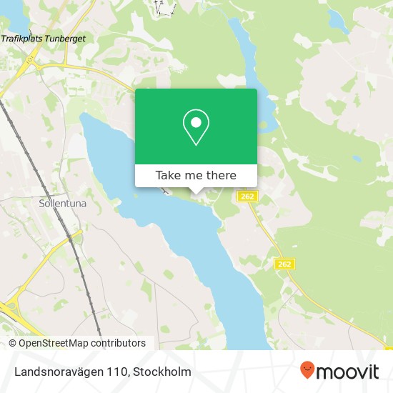 Landsnoravägen 110 map