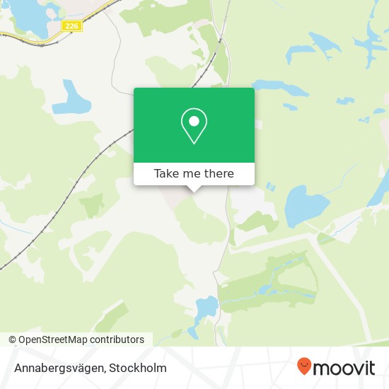 Annabergsvägen map