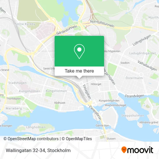 Wallingatan 32-34 map