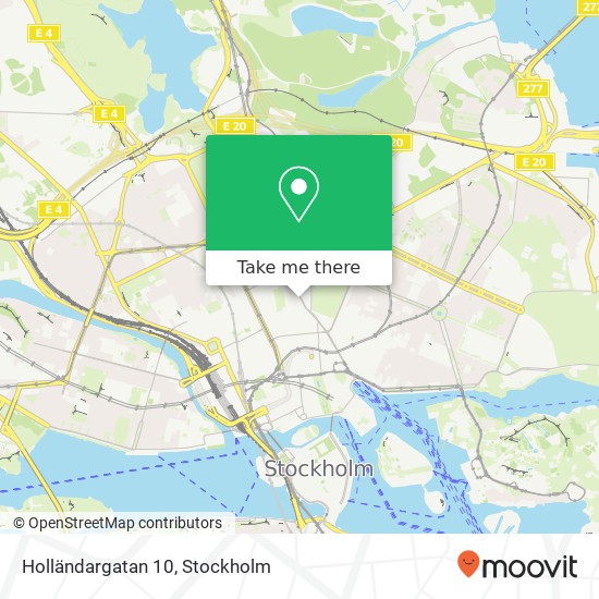 Holländargatan 10 map