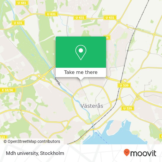 Mdh university map