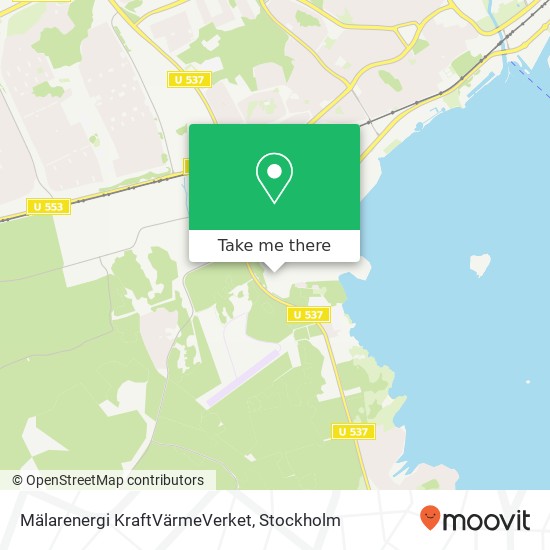 Mälarenergi KraftVärmeVerket map