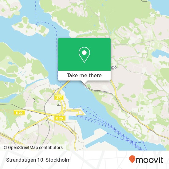 Strandstigen 10 map