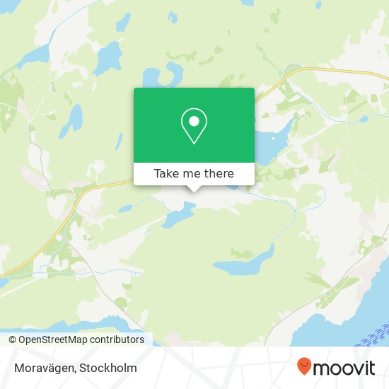 Moravägen map