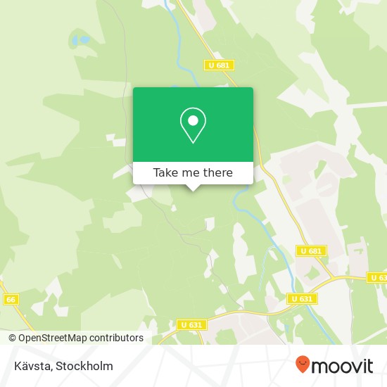 Kävsta map