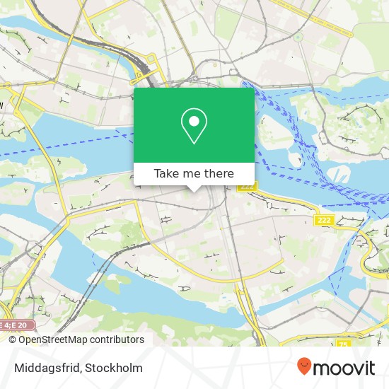 Middagsfrid map