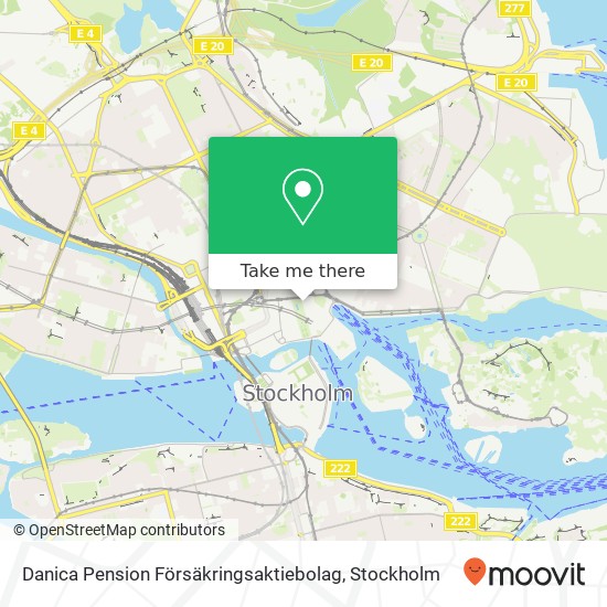 Danica Pension Försäkringsaktiebolag map