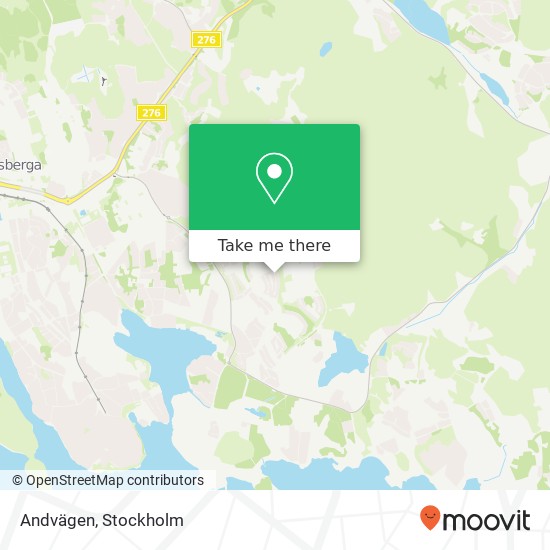 Andvägen map