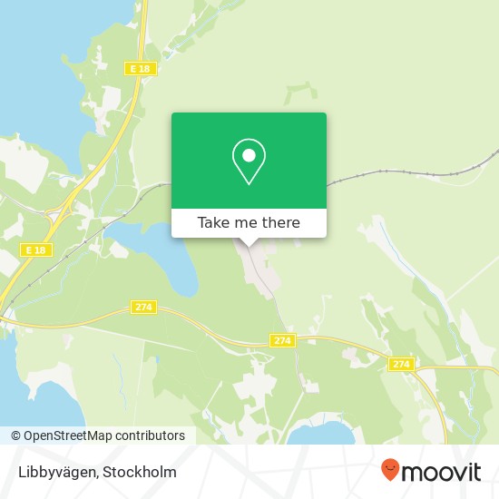 Libbyvägen map