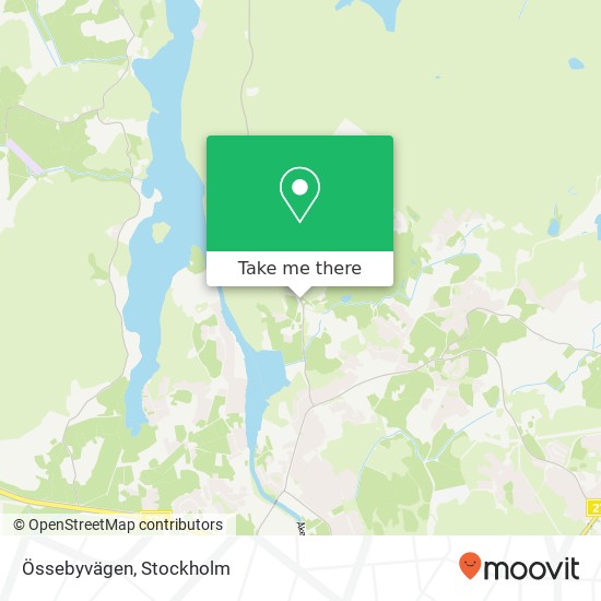 Össebyvägen map