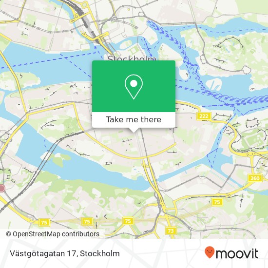 Västgötagatan 17 map