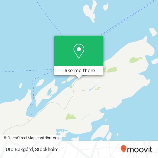 Utö Bakgård map